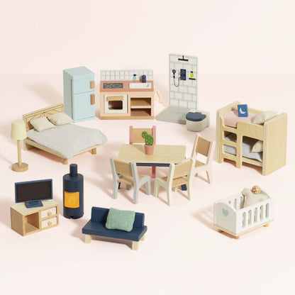 Complete Dolls House Furniture Set