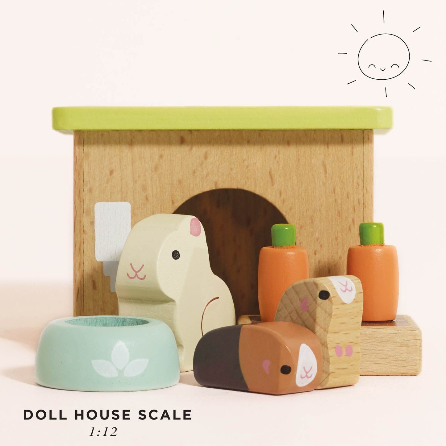 Bunny & Guinea Pet Animal Set