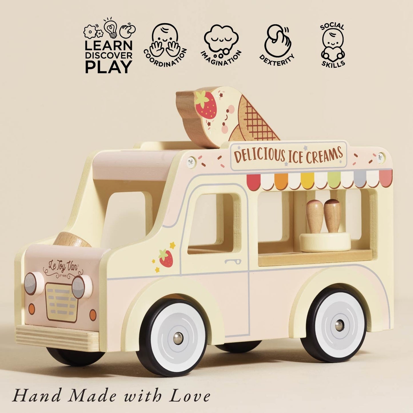 Wooden Ice Cream Van