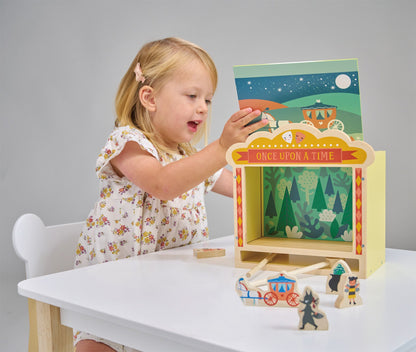 Théâtre de table en bois