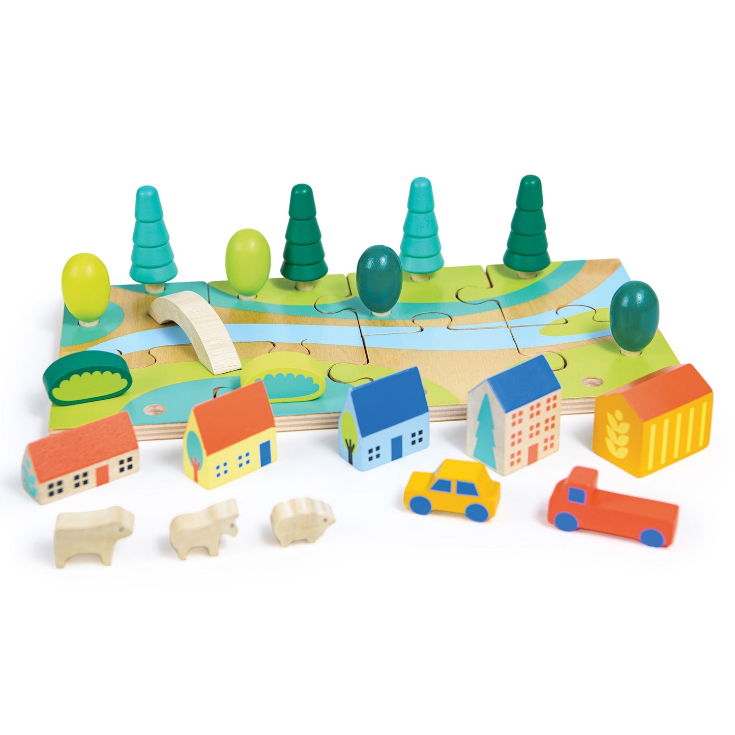 Le Puzzle de la petite ville