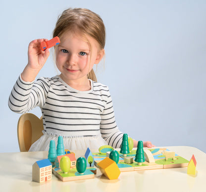 Le Puzzle de la petite ville