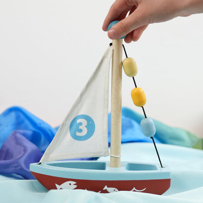 Wooden Sailing Boat