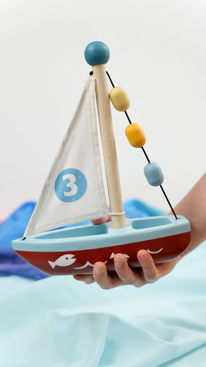 Wooden Sailing Boat