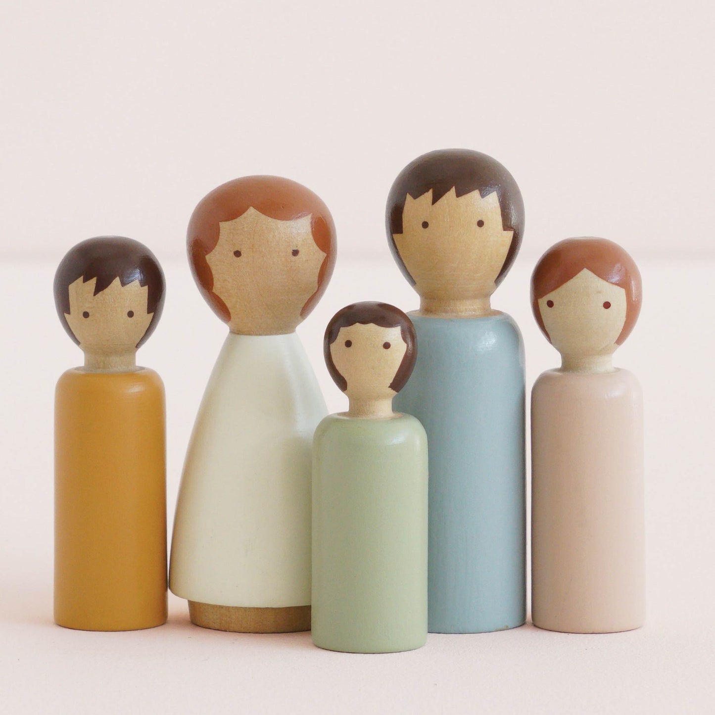 Dubois Wooden Family Dolls