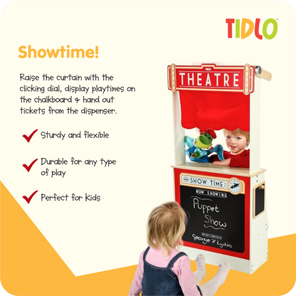 Tidlo Play Shop and Theatre - 2 in 1 Design
