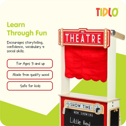 Tidlo Play Shop and Theatre - 2 in 1 Design