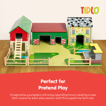 The Oldfield Farm Playset - Wooden Toy