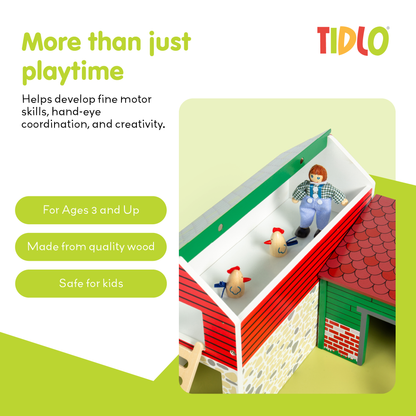 The Oldfield Farm Playset - Wooden Toy