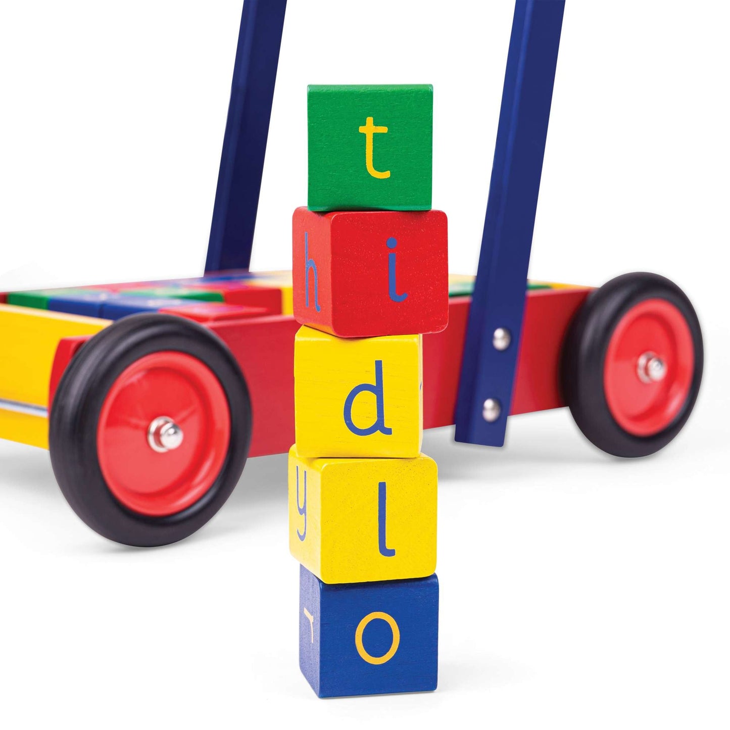 Babywalker With ABC Blocks - Wooden Toy