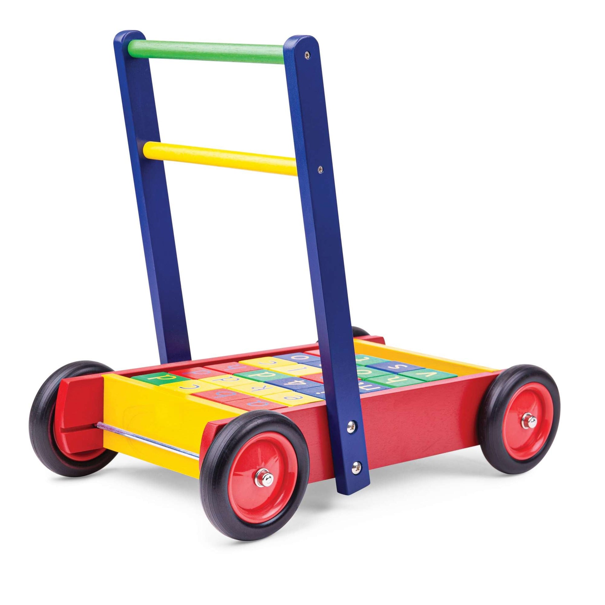 Babywalker With ABC Blocks - Wooden Toy