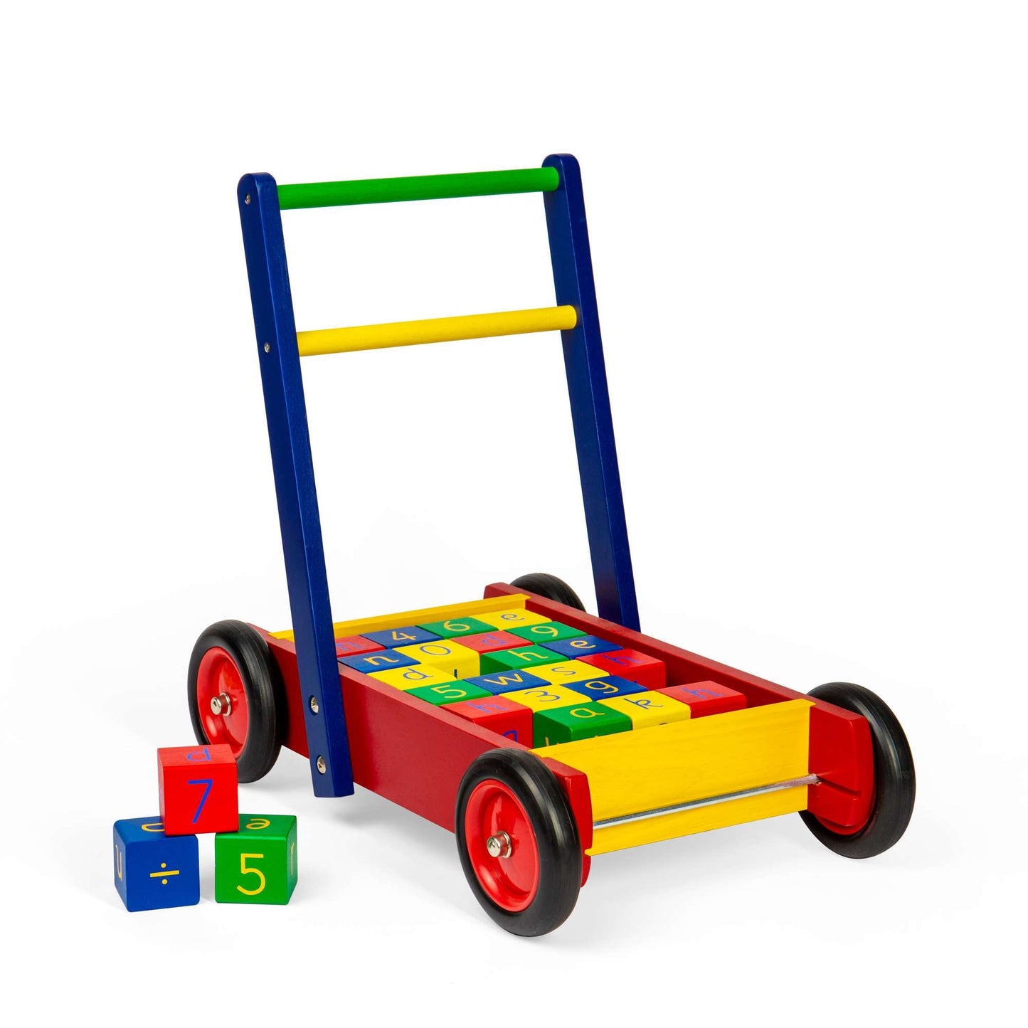 Babywalker With ABC Blocks - Wooden Toy