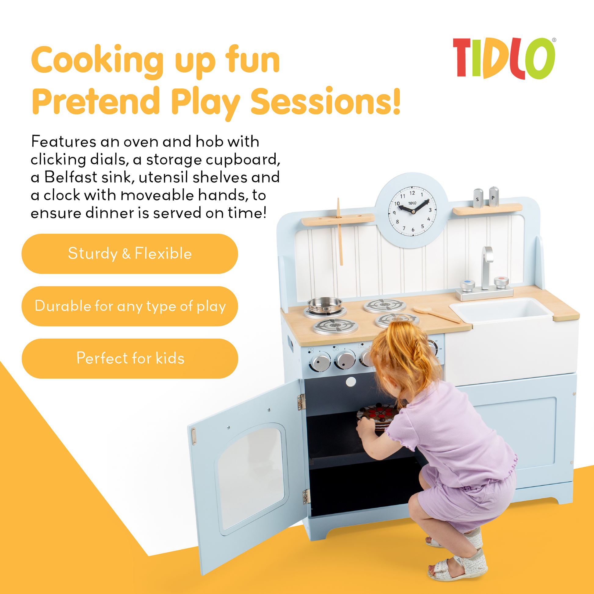 Country Play Kitchen - Wooden Toy