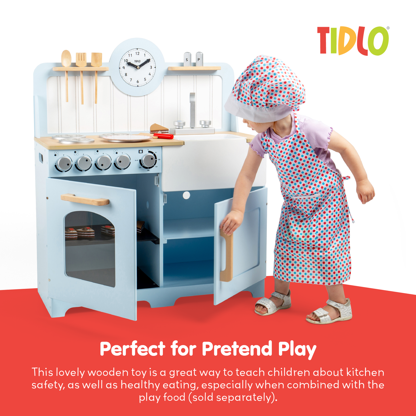 Country Play Kitchen - Wooden Toy