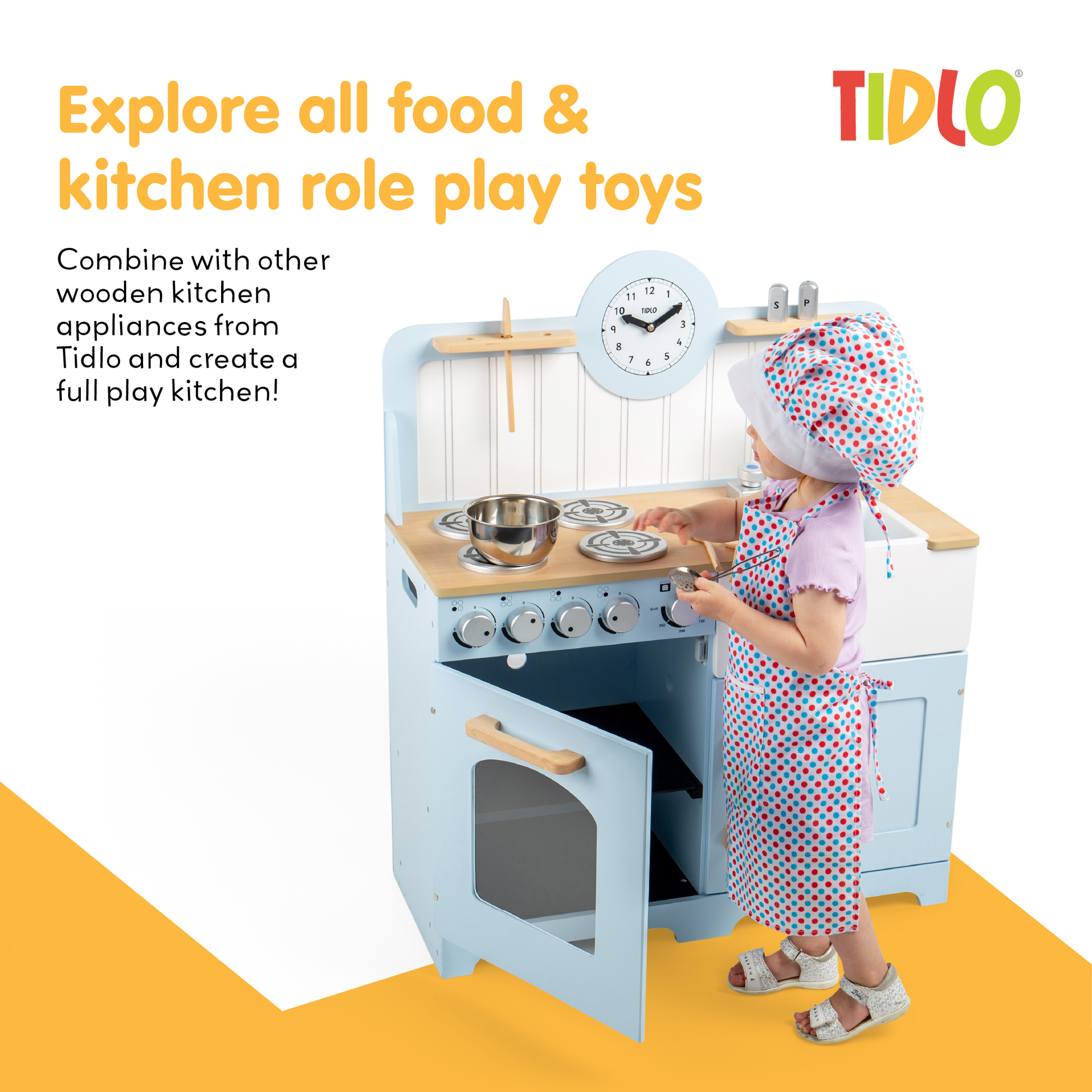 Country Play Kitchen - Wooden Toy