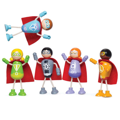 Pack de figurines de super-héros