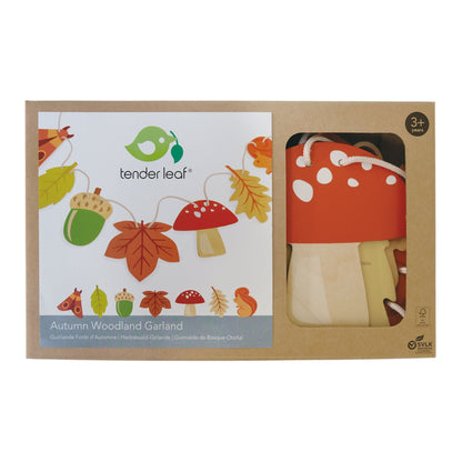 Guirlande de fanions "Sous-bois d'automne"