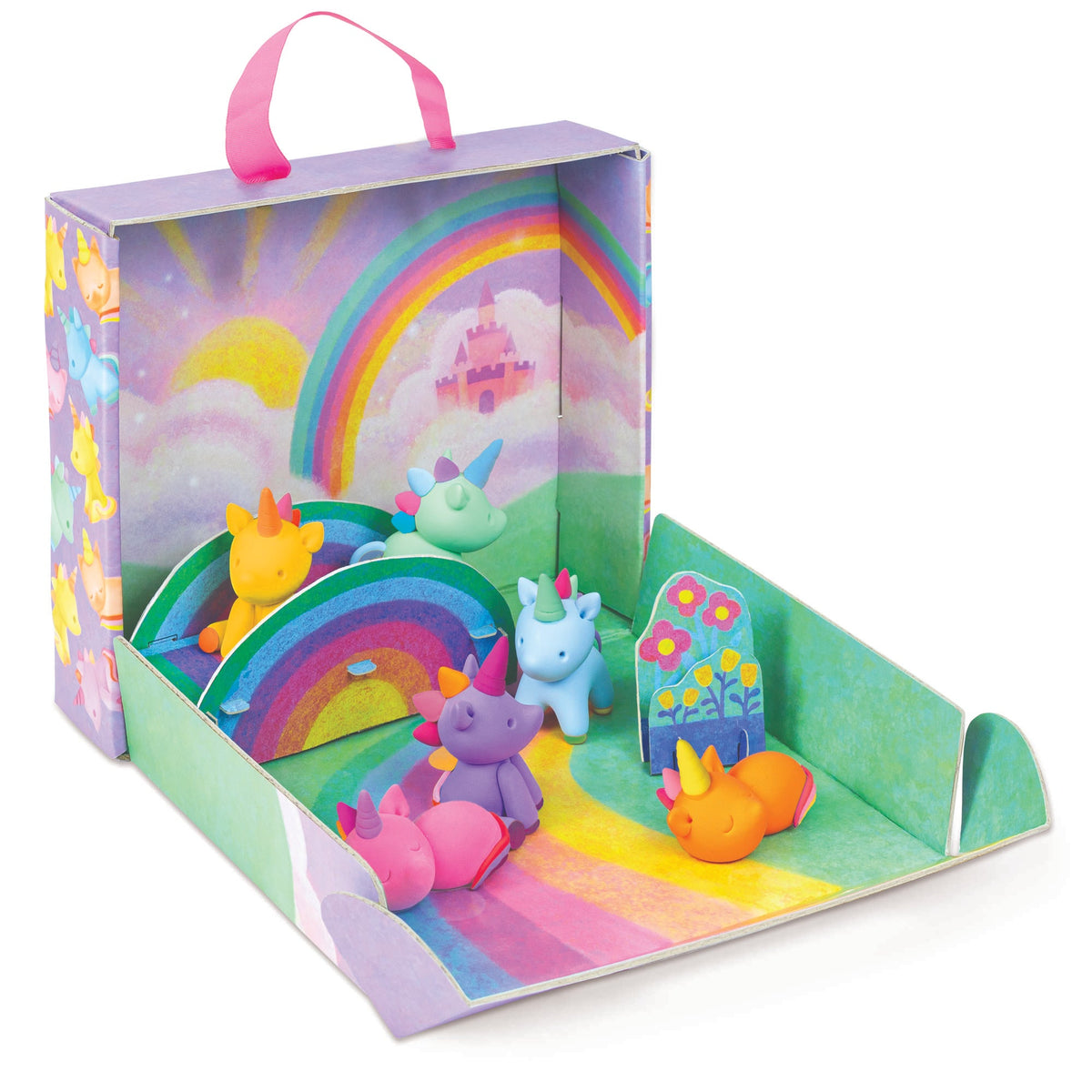 Claytopia - Unicorn World Toy Playset - Toby Tiger