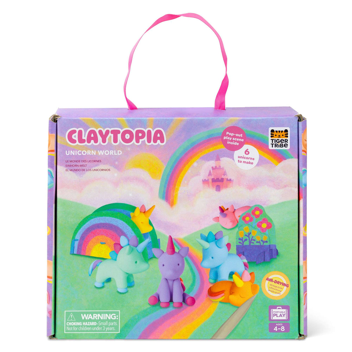 Claytopia - Unicorn World Toy Playset - Toby Tiger