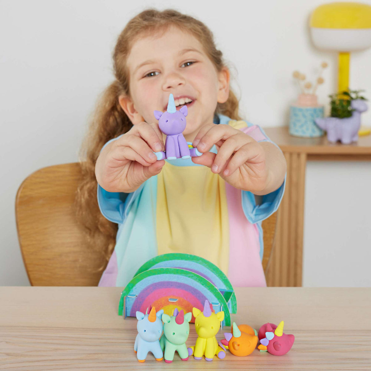 Claytopia - Unicorn World Toy Playset - Toby Tiger