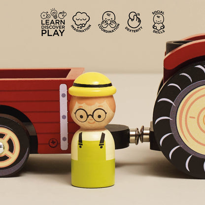 Farmyard Tractor & Trailer