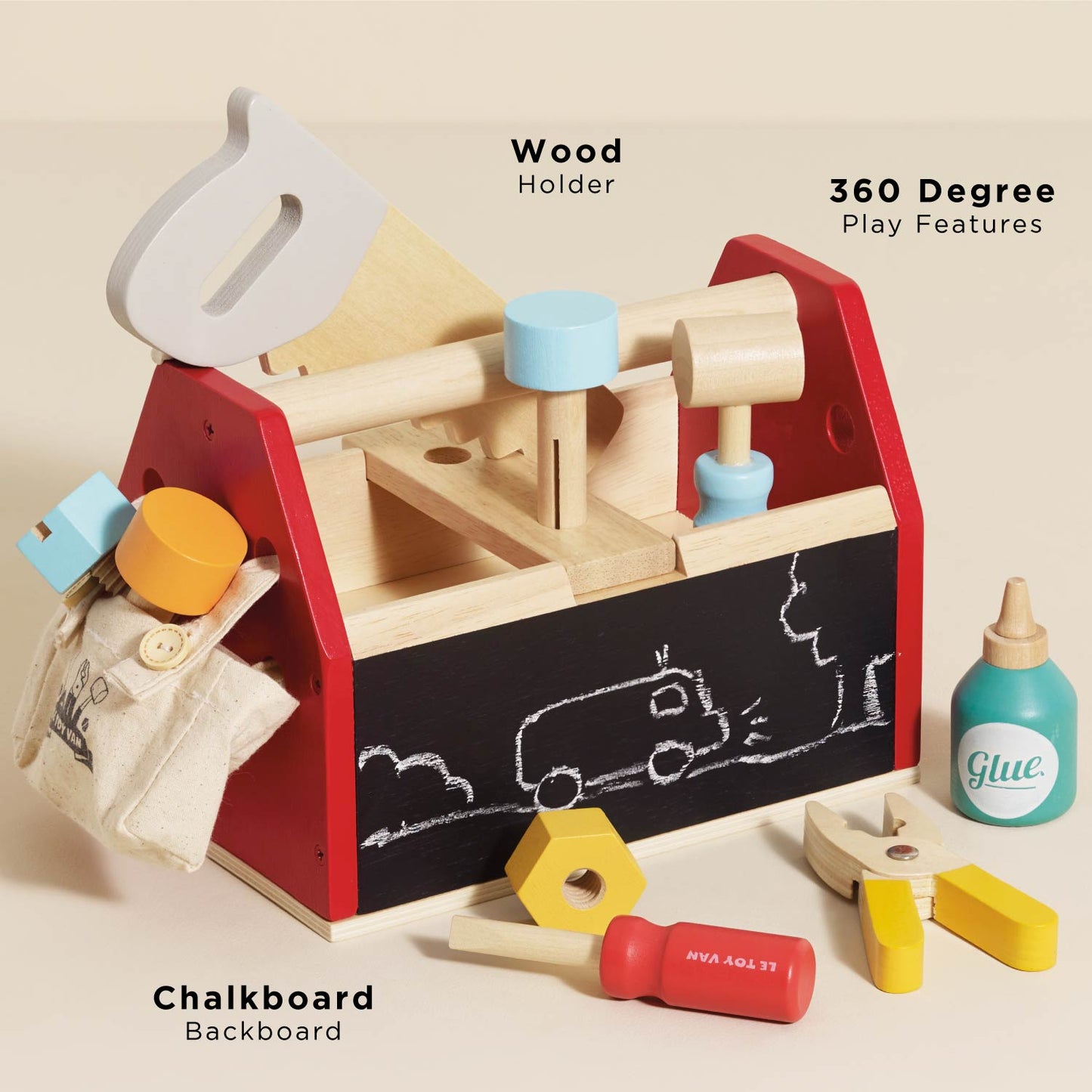 Tool Box & Wooden Tools