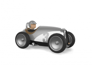 Baghera Racing Car Silver Toy Car - Toby Tiger