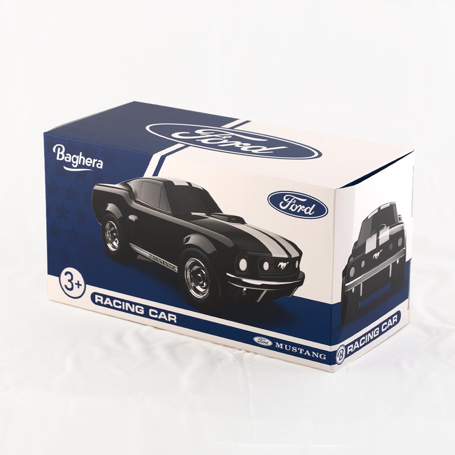 Ford Mustang Racing Car Black Toy Car - Toby Tiger