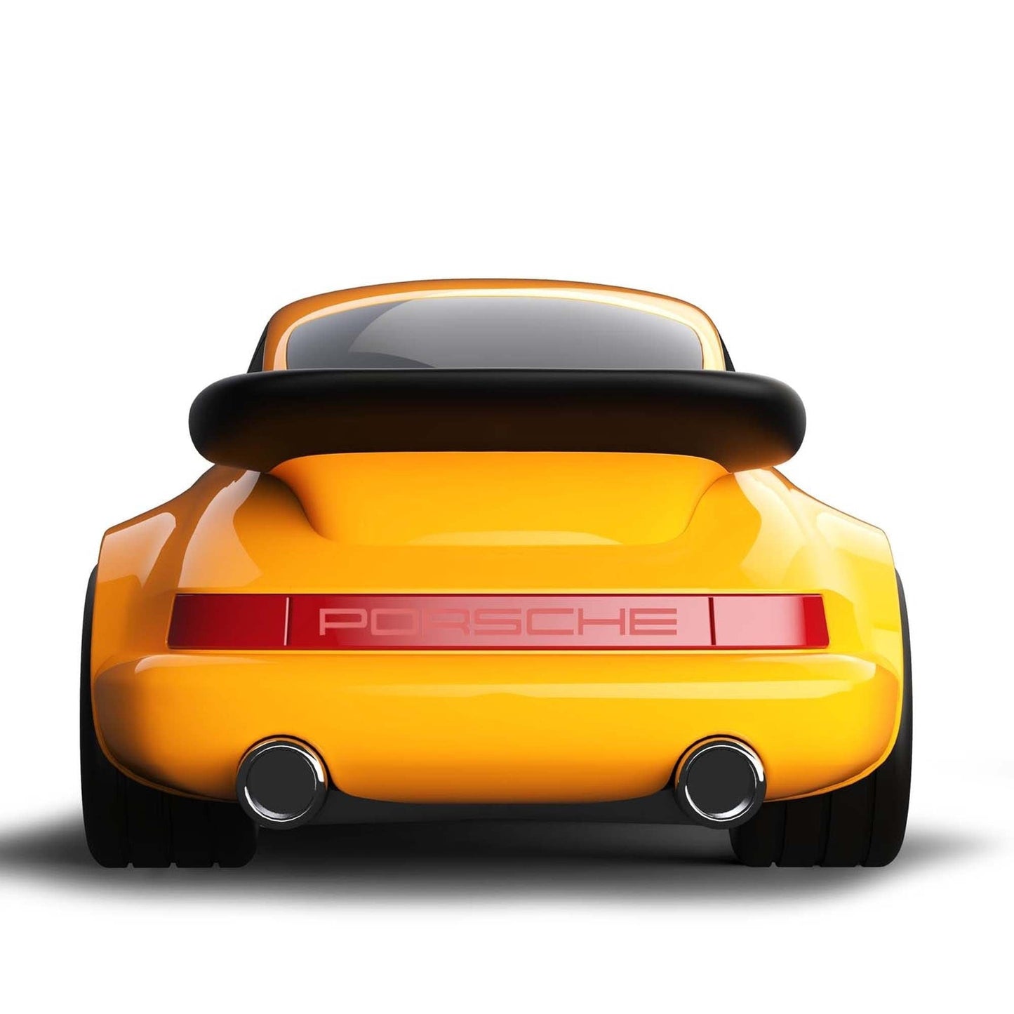 Porsche 911 Racing Car Yellow Toy Car - Toby Tiger