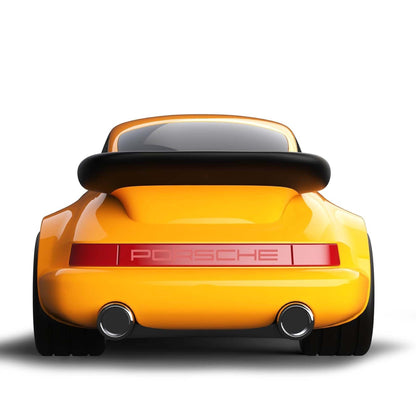 Porsche 911 Racing Car Yellow Toy Car - Toby Tiger
