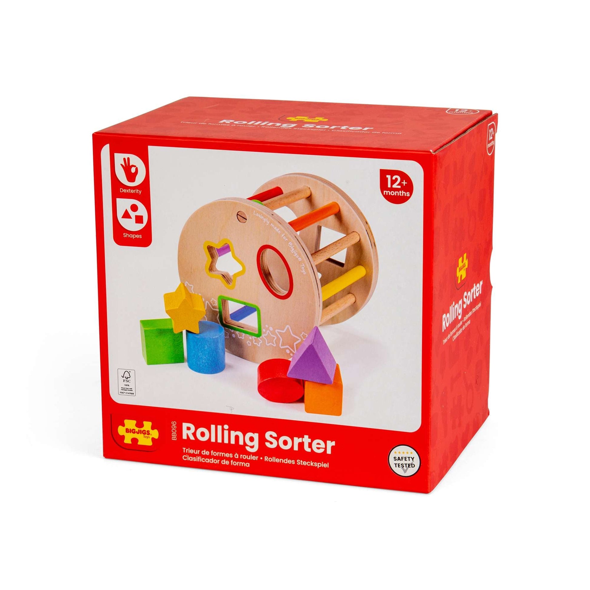 First Rolling Shape Sorter - Toby Tiger UK