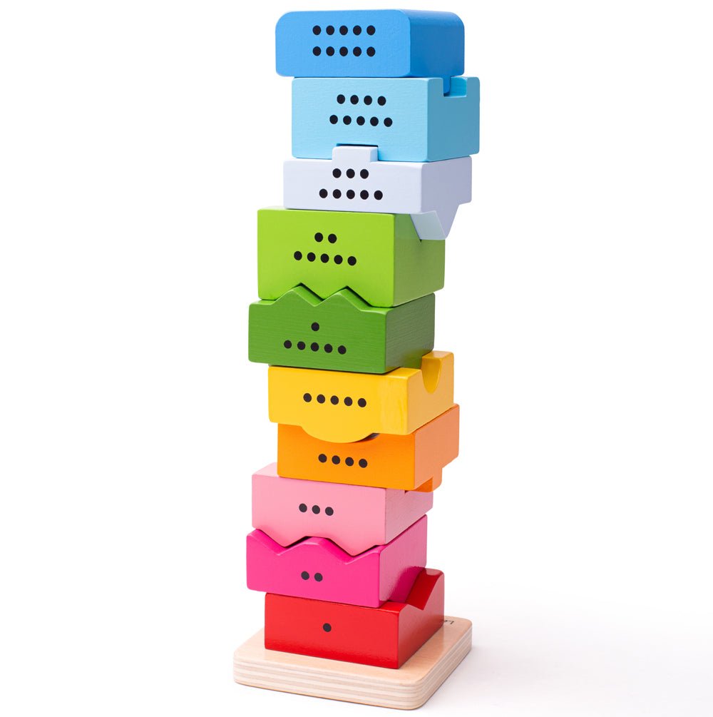 Number Tower - Wooden Toy - Toby Tiger