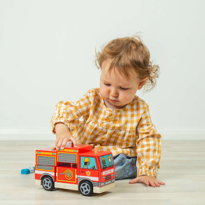 Stacking Fire Engine Toy - Toby Tiger UK