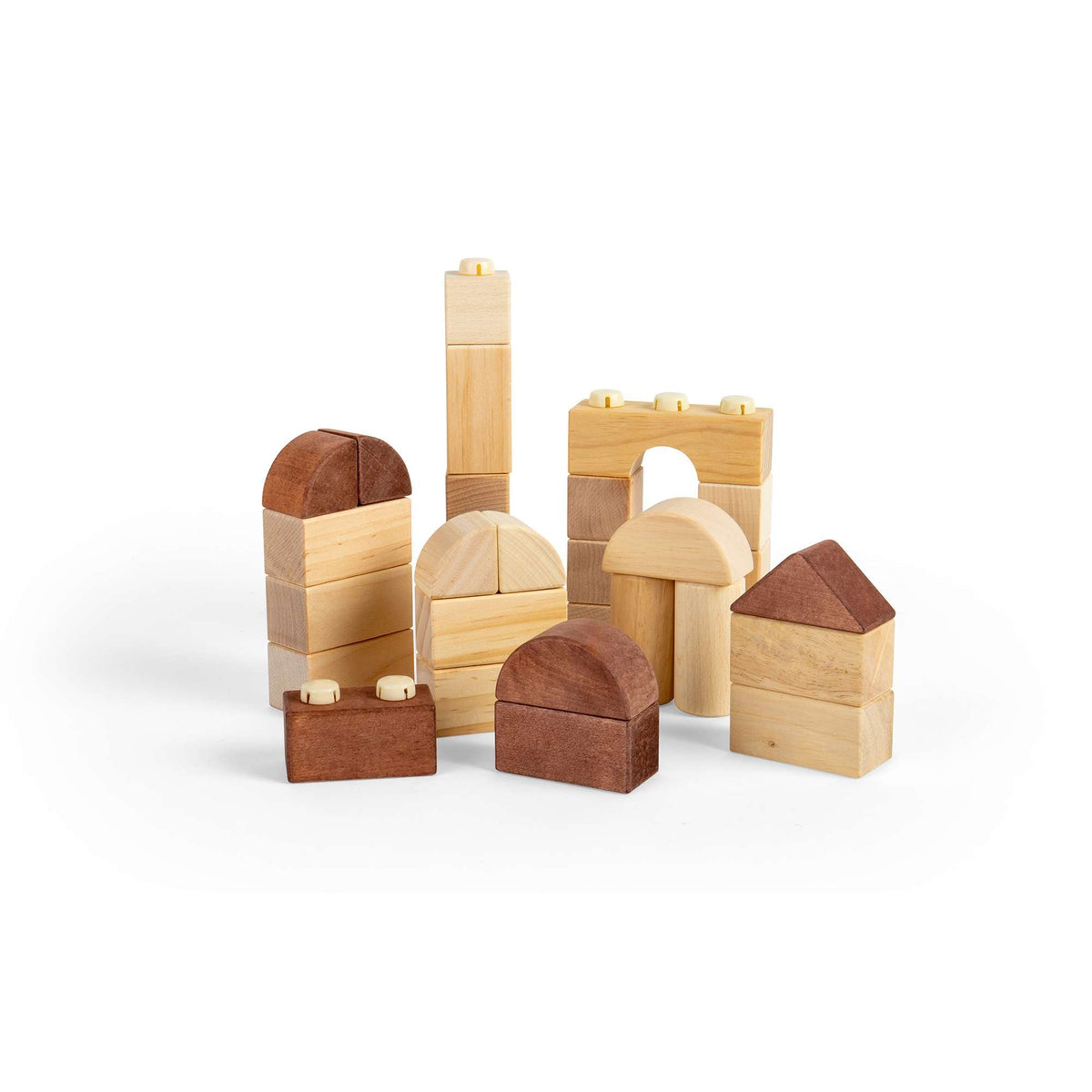 Natural Wood Clicking Blocks - Toby Tiger UK
