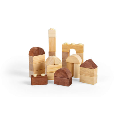 Natural Wood Clicking Blocks - Toby Tiger UK
