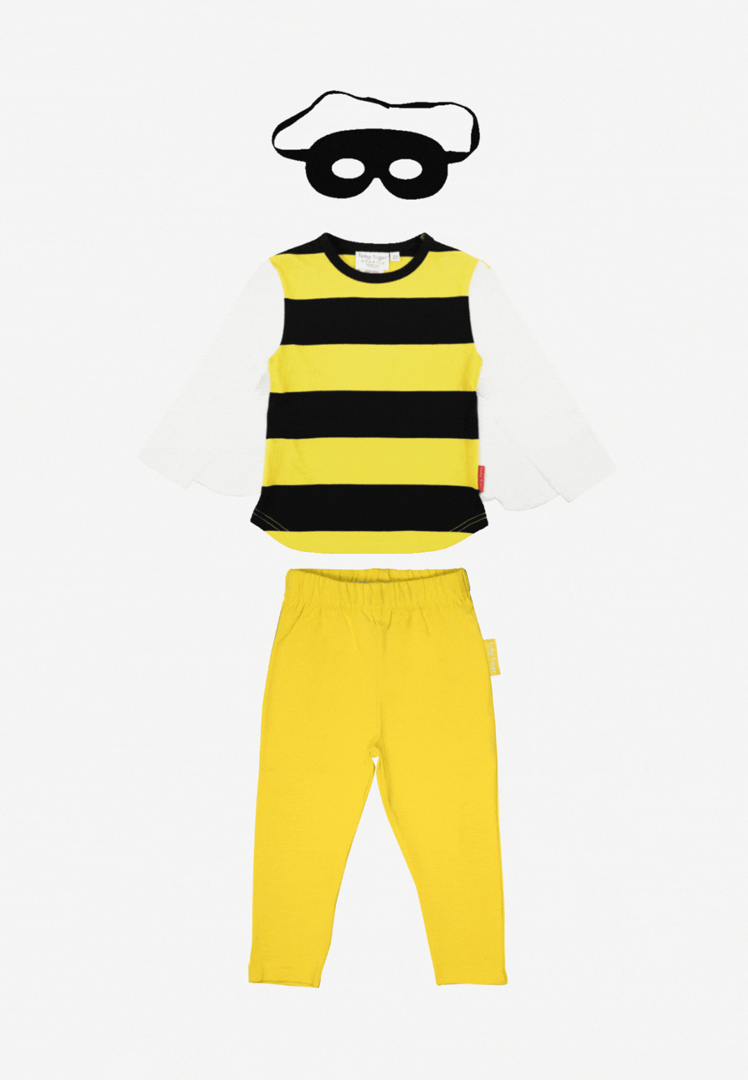 Organic Bee T-Shirt & Mask Set with Leggings