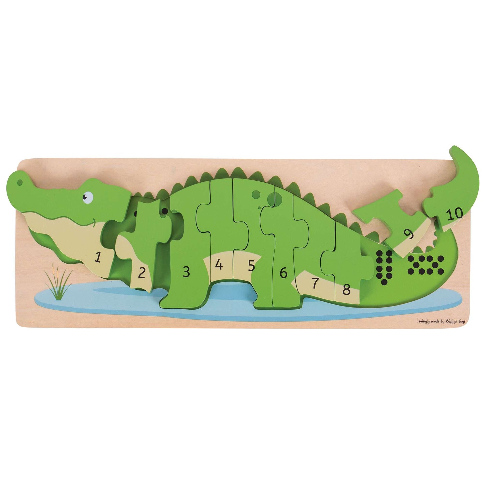 Crocodile Number Puzzle - Toby Tiger UK