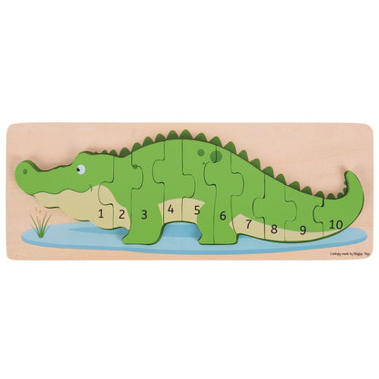 Crocodile Number Puzzle - Toby Tiger