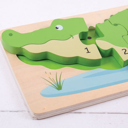 Crocodile Number Puzzle - Toby Tiger