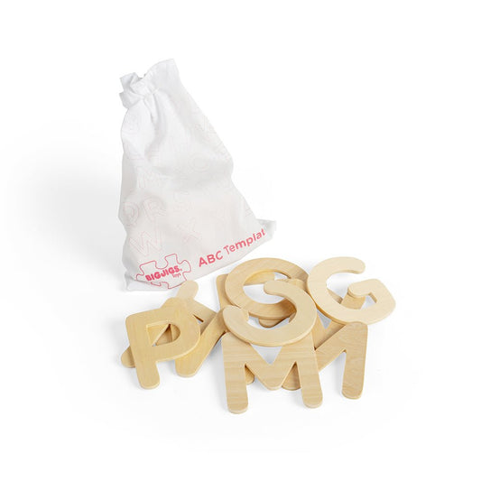 Uppercase ABC Drawing Templates - Toby Tiger