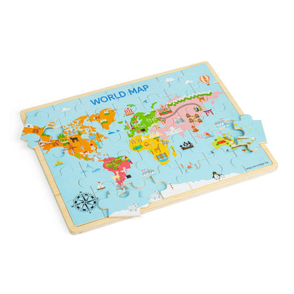World Map Puzzle - Toby Tiger UK