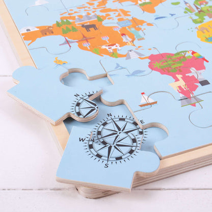 World Map Puzzle - Toby Tiger UK