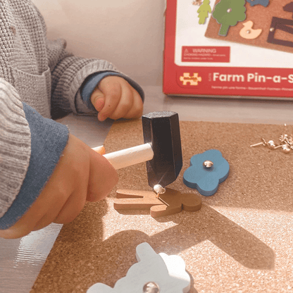 Farm Pin - a - Shape - Toby Tiger