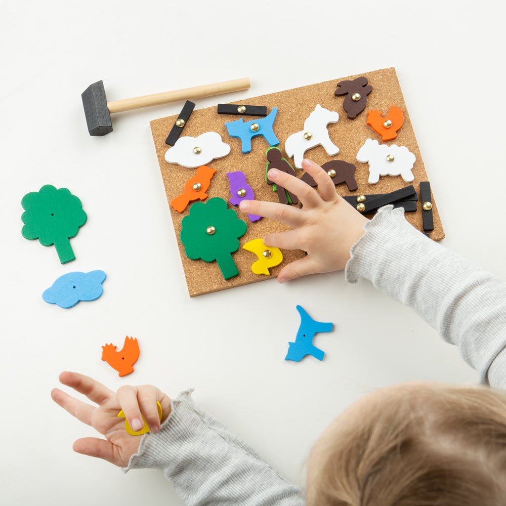 Farm Pin - a - Shape - Toby Tiger