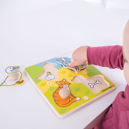 My First Peg Puzzle (Pets) - Toby Tiger