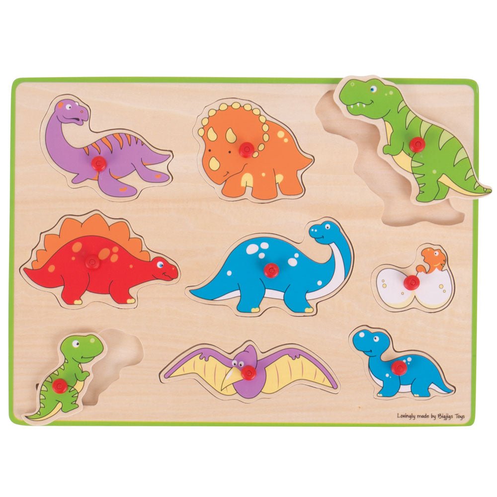 Lift Out Puzzle (Dinosaurs) - Toby Tiger