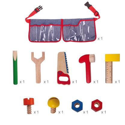Carpenters Toolbelt - Kids' Dress up - Toby Tiger