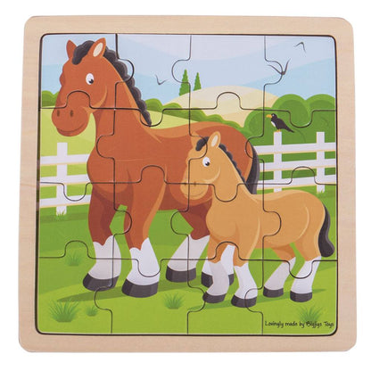 Horse & Foal Puzzle - Toby Tiger