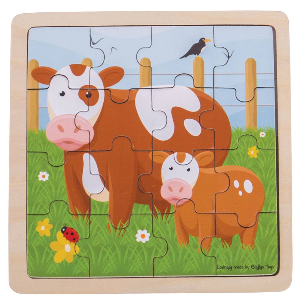 Cow & Calf Puzzle - Toby Tiger