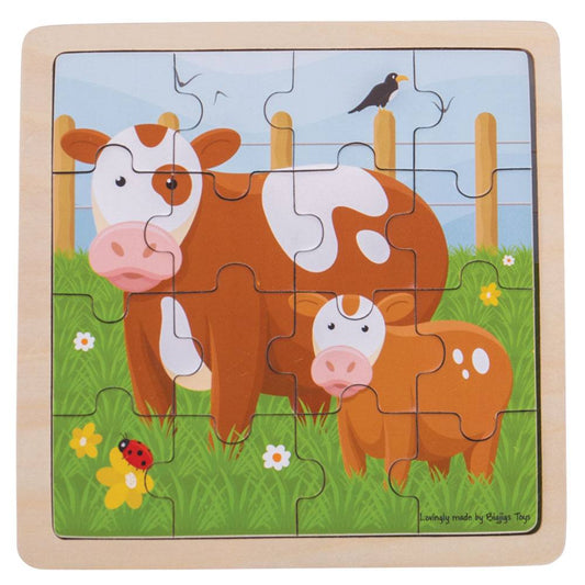 Cow & Calf Puzzle - Toby Tiger